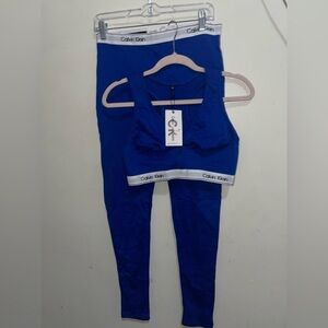 Calvin Klein Leggings Pants and Top Set
